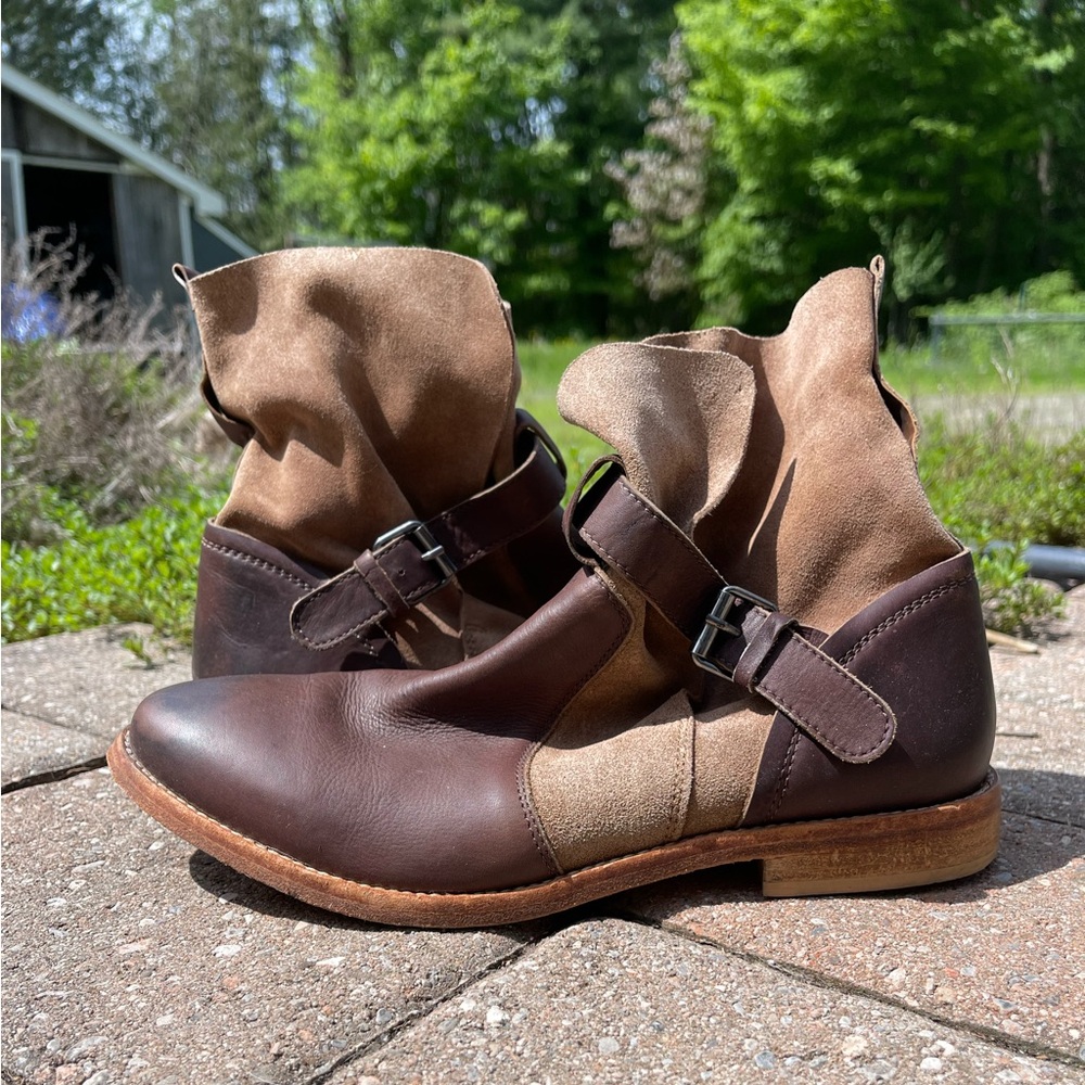 Boots 41 size boots all leather and suede